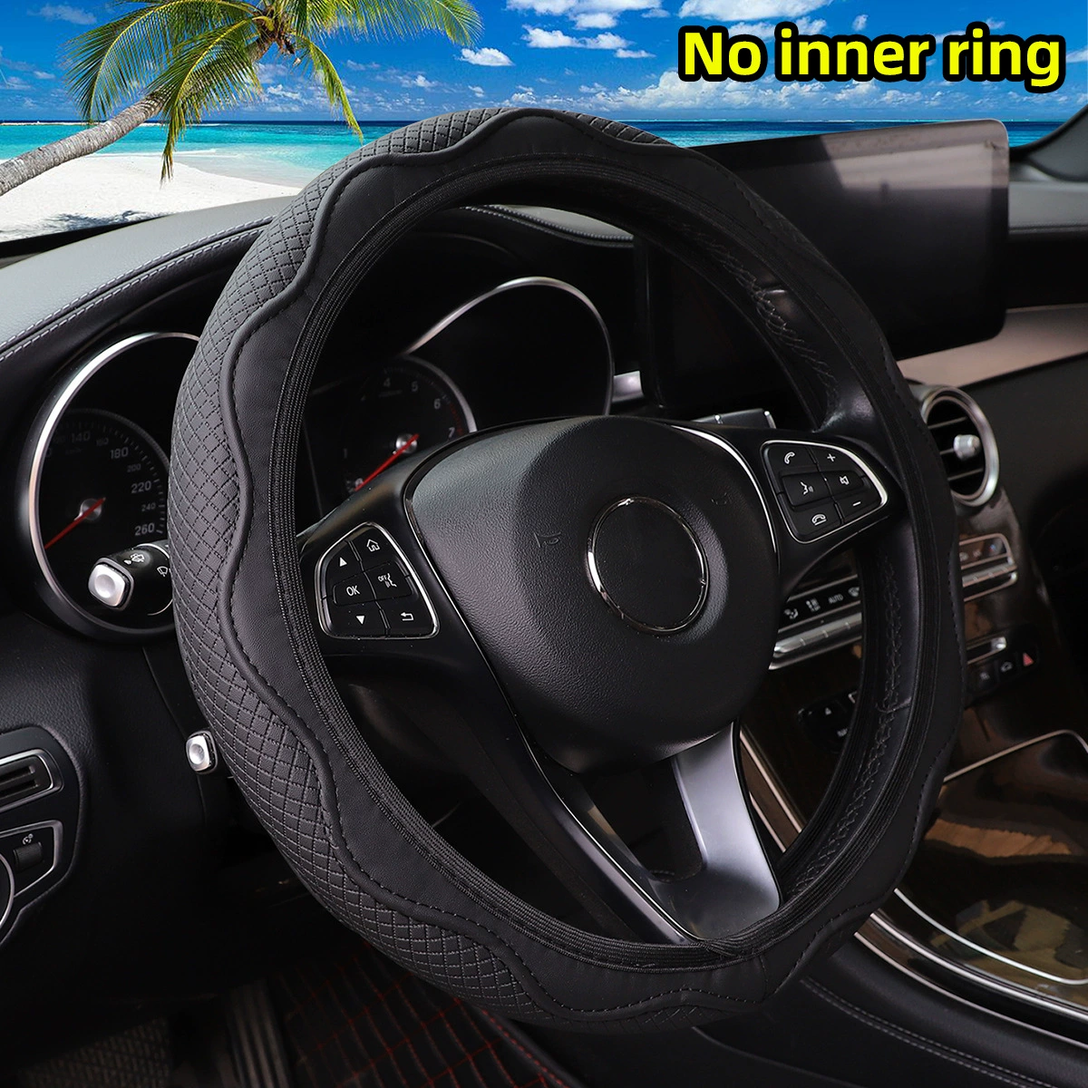 Износостойкая тисненая решетка 12 изогнутых автомобилей без внутреннего круга, эластический набор рулевого диска четырехсезонный трансграничный