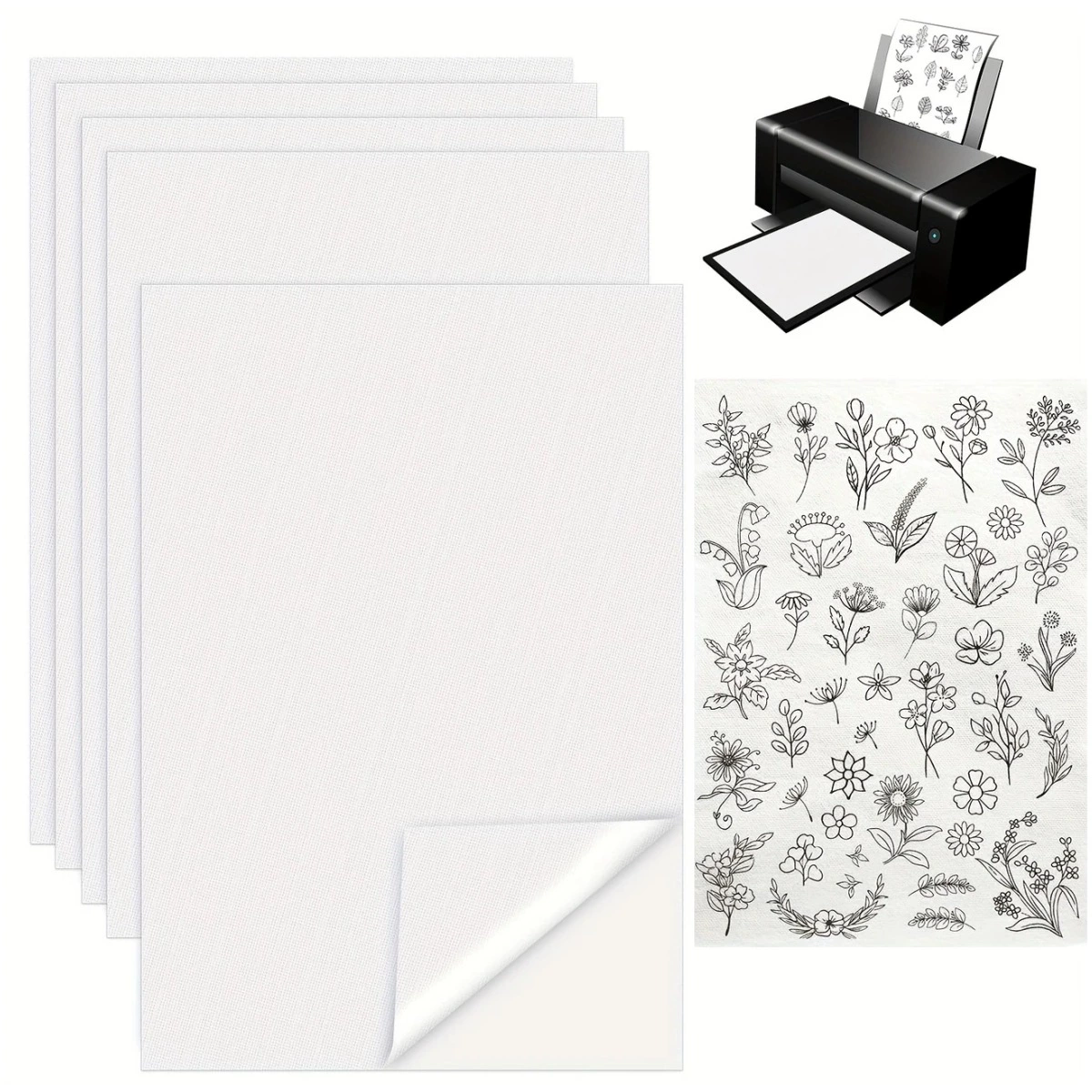 В наличии водорастворимый стабилизатор для вышивки из нетканого материала с клейкой основой, не требующий протирания, экологически чистая самоклеящаяся водорастворимая бумага формата А4.