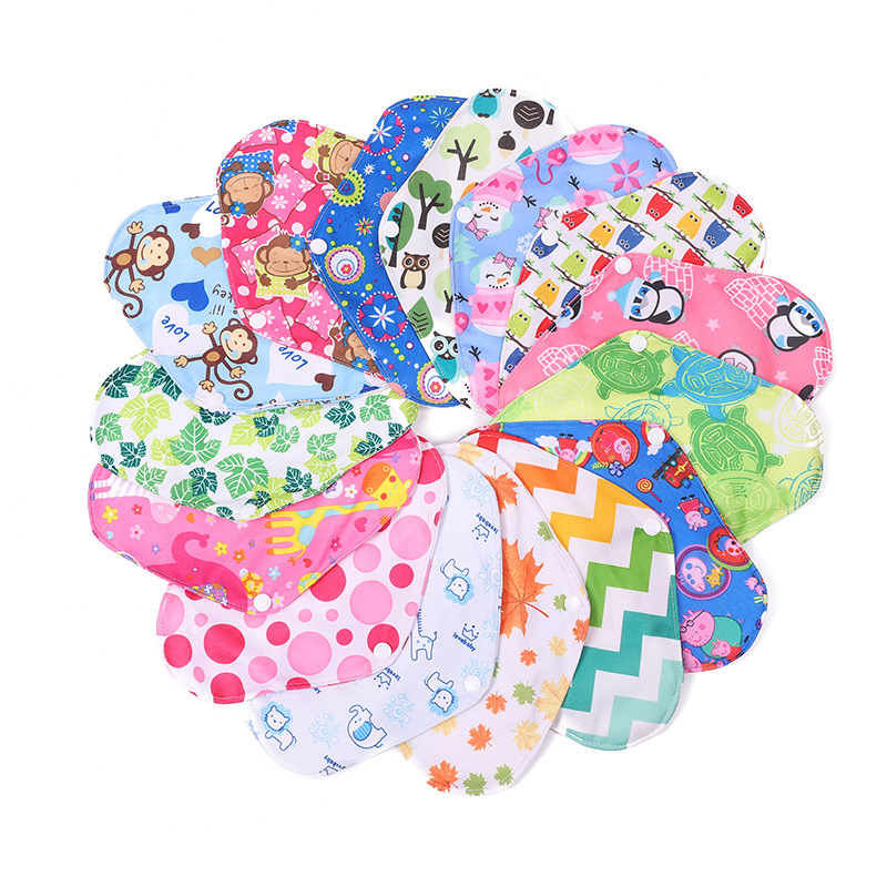 Comfortable, Breathable and Soft Aunt Pad, Ready-Made Maternity Prenatal and Postpartum Care Pad, Bamboo Cotton Splicing Washed Sanitary Napkin