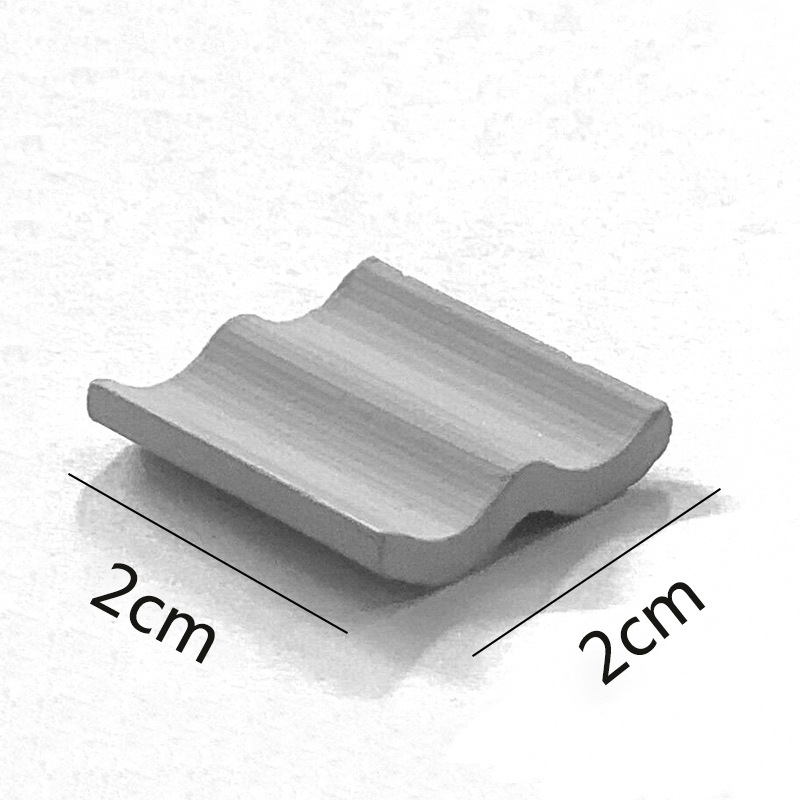 Ladrillo modelo niños hechos a mano DIY arena bandeja simulación edificio pequeña casa mini ladrillo micro paisaje bloques de construcción juguete