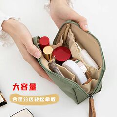 韓国スタイルの口紅バッグ化粧品バッグシンプルで絶妙なトラベルクラッチポータブルミニトラベル化粧品収納袋