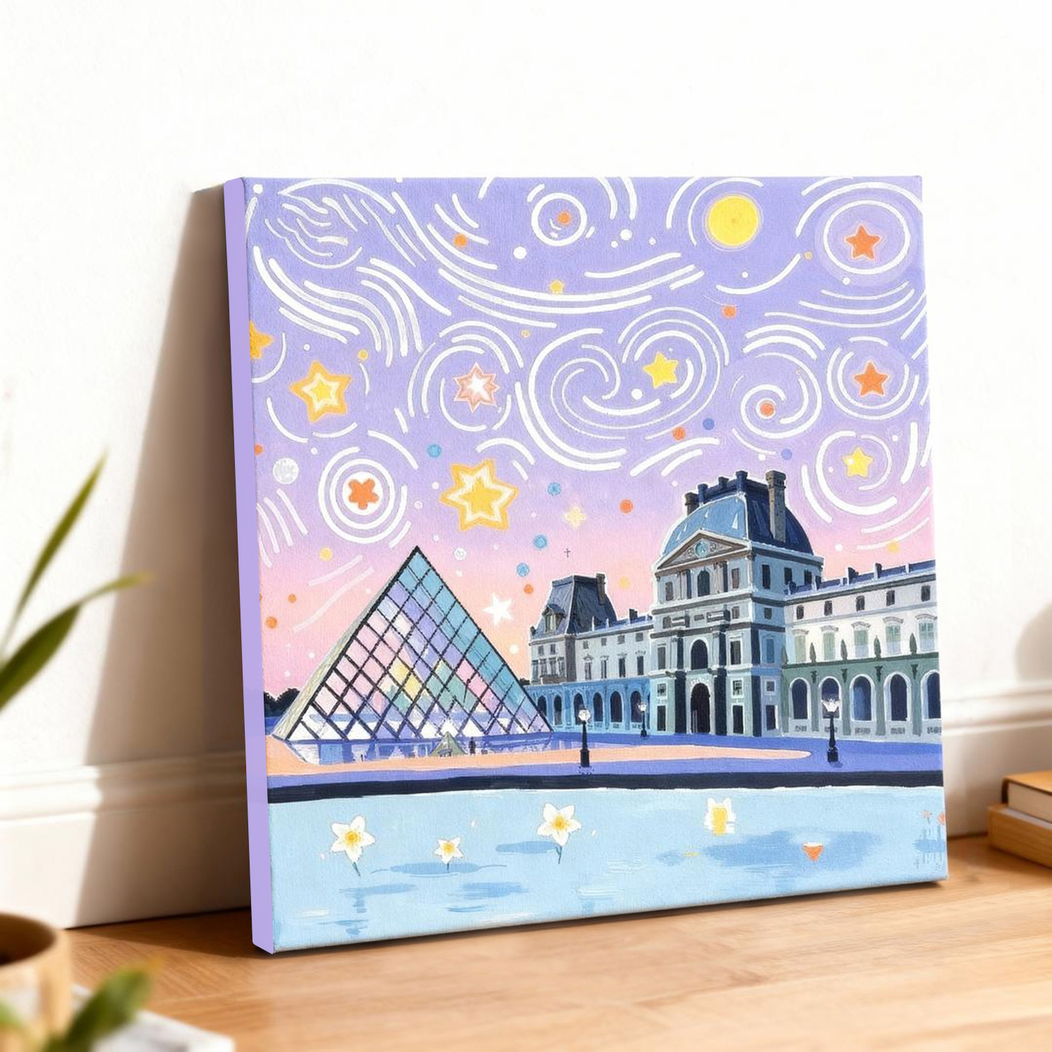 Transfronterizo nuevo mundo pinturas al óleo digital con marco diy acrílico rellenado a mano curar pinturas decorativas paisajísticas