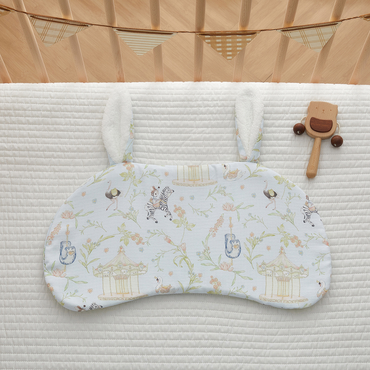 Almohada de nube para recién nacidos, gasa de algodón para bebé, transpirable y absorbente del sudor, toalla de almohada anti-vómitos para bebés de 0 a 6 meses