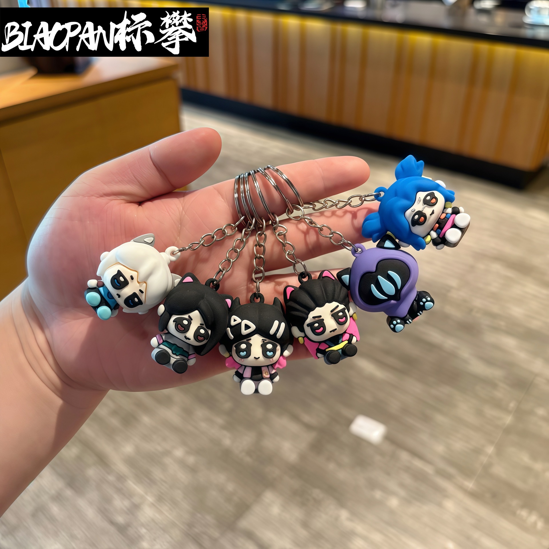 New cute Valorant Q-version keychain, backpack pendant, plush toy, blind box, promotional small gift wholesale