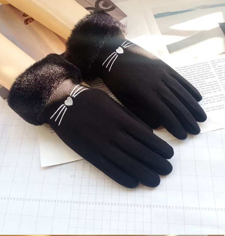 드벨벳 고양이털 입-암컷 블랙