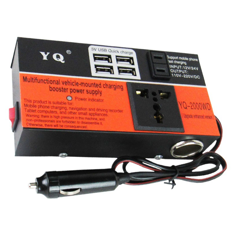 Автомобильный Многофункциональный инвертор 12 В24В в 220 В конверсионный усилитель Зарядное устройство Автомобильный грузовик универсальный источник питания