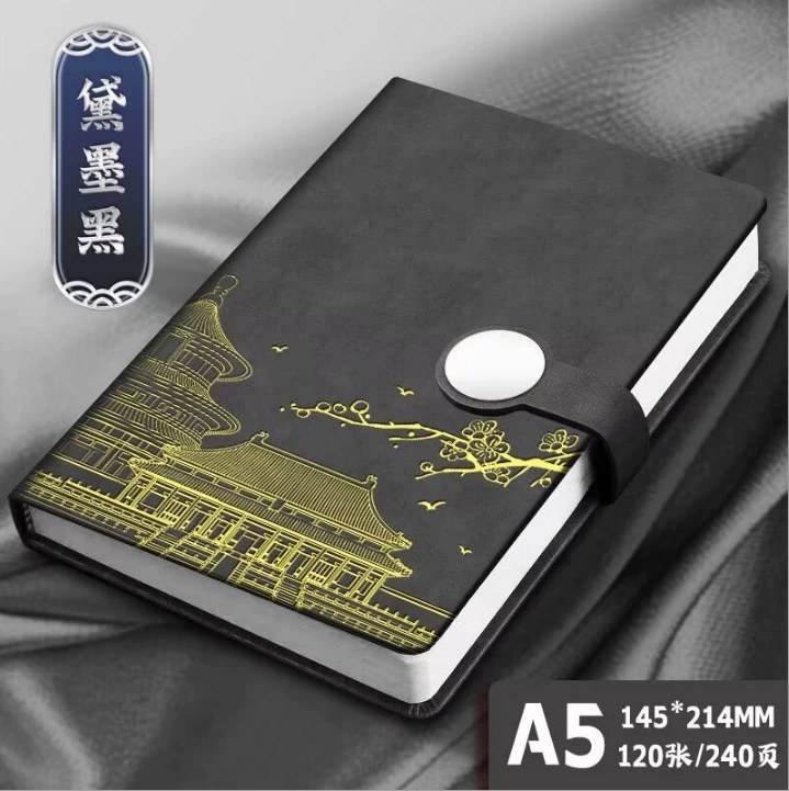 Laptop, retro book, high quality notebook, increased thickness