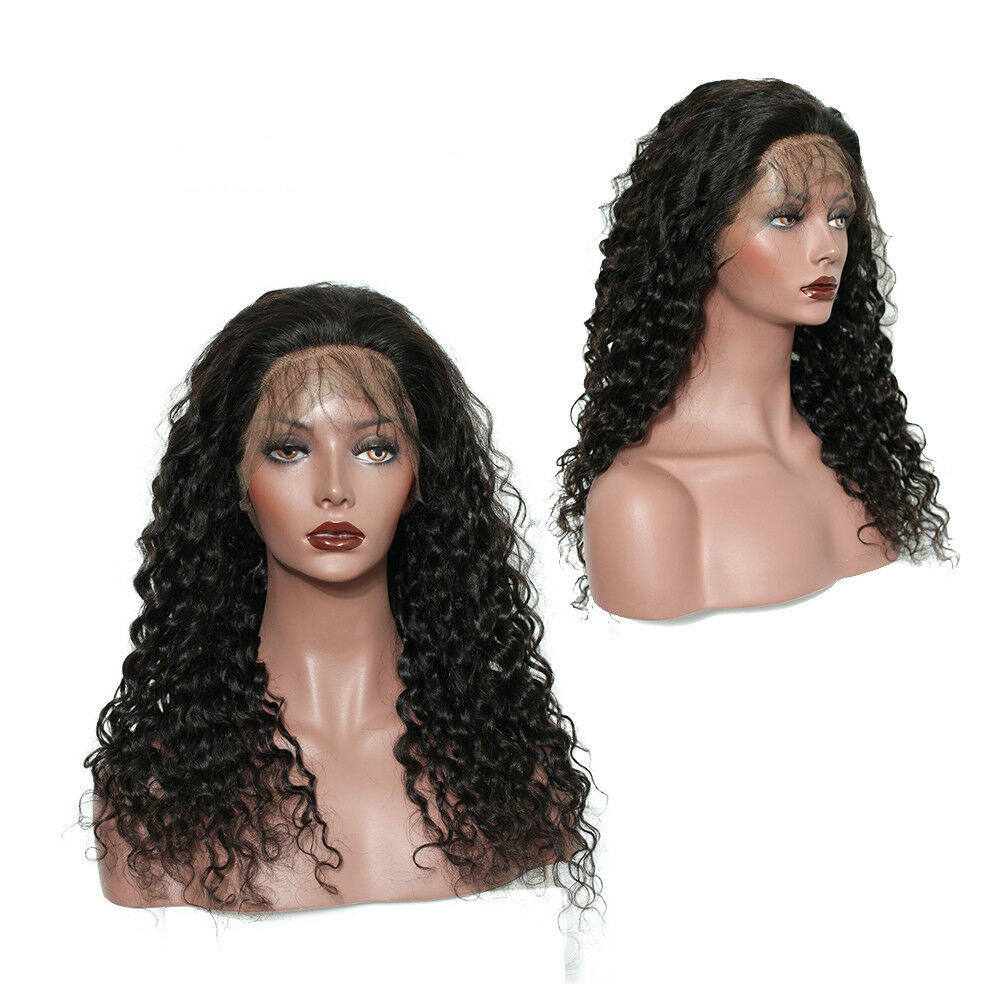 Peluca de pelo real peluca europea y americana Peluca de pelo largo de las mujeres 13X4lace frente Peluca de cabello humano