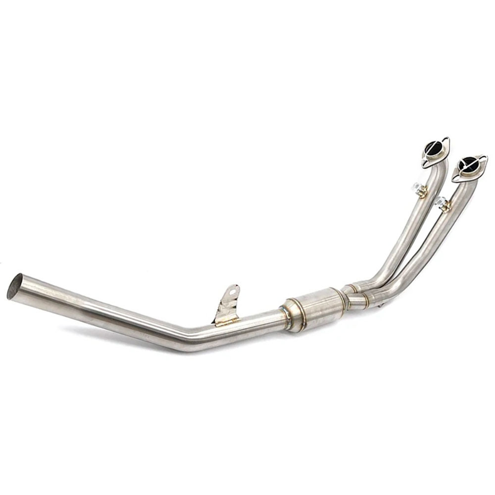 Suitable for spring breeze 450MT motorcycle modified stainless steel front section connected to the original middle exhaust pipe 450MT