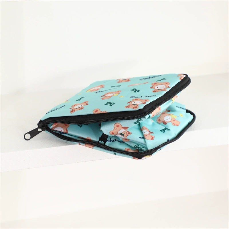 Handheld foldable capacious shopping bag, cloth bag, one-shoulder bag