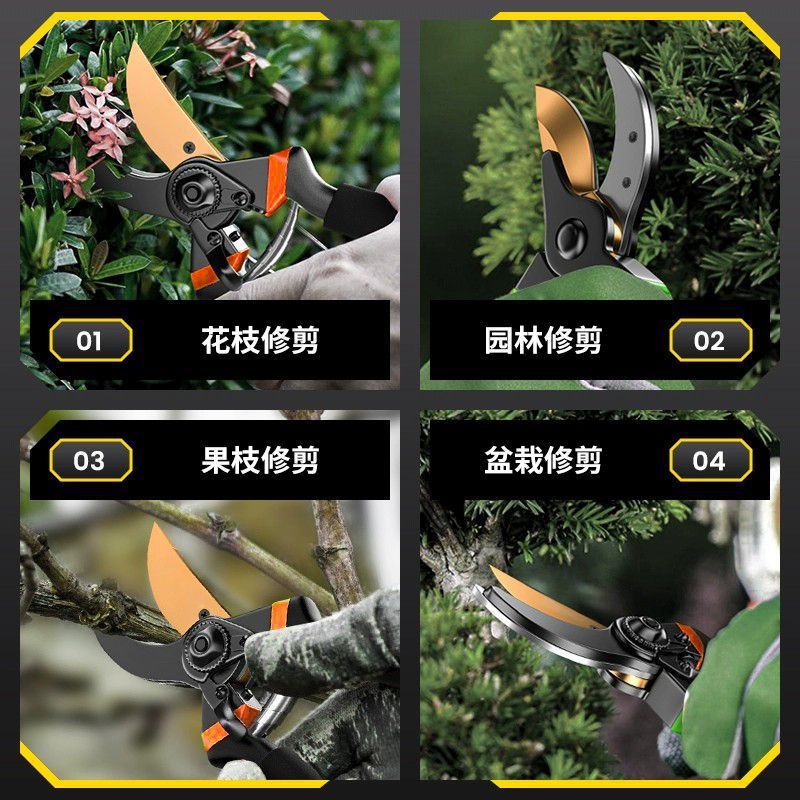 Tijeras de podar, tijeras de jardinería, tijeras de cuchillo, tijeras especiales para ramas, tijeras de jardín, tijeras de corte de flores de poda de árboles frutales