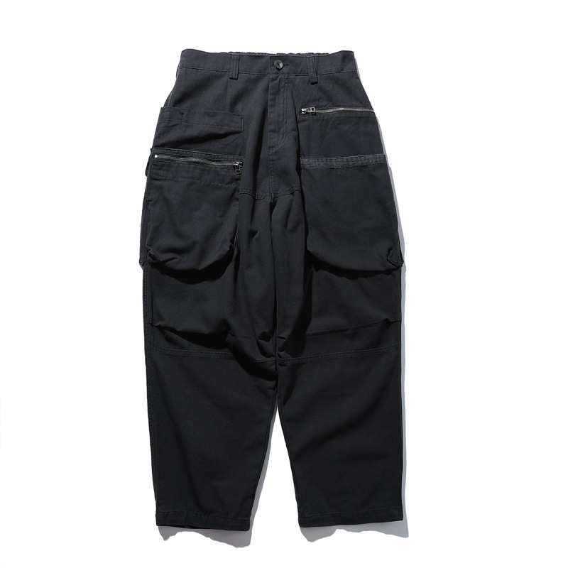 Abbigliamento maschile street fashion design accattivante tuta multitasche marchio di moda nazionale West Coast fried arcade pantaloni dritti antivento_voghion.com