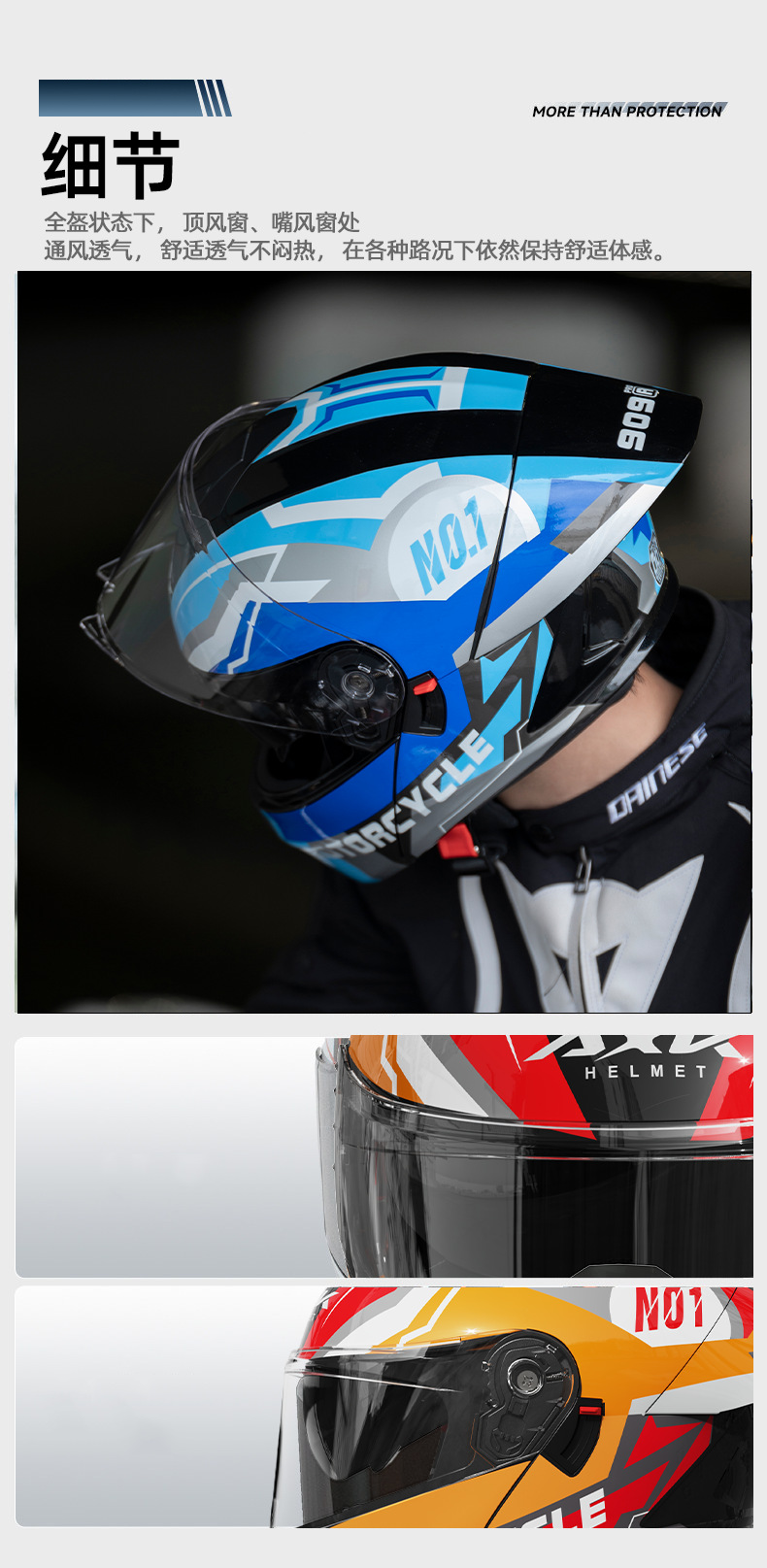 3C/DOT Motorcycle Helmet for Men and Women, All-Season Riding Open-Face Helmet, Winter Warm Riding Safety Helmet