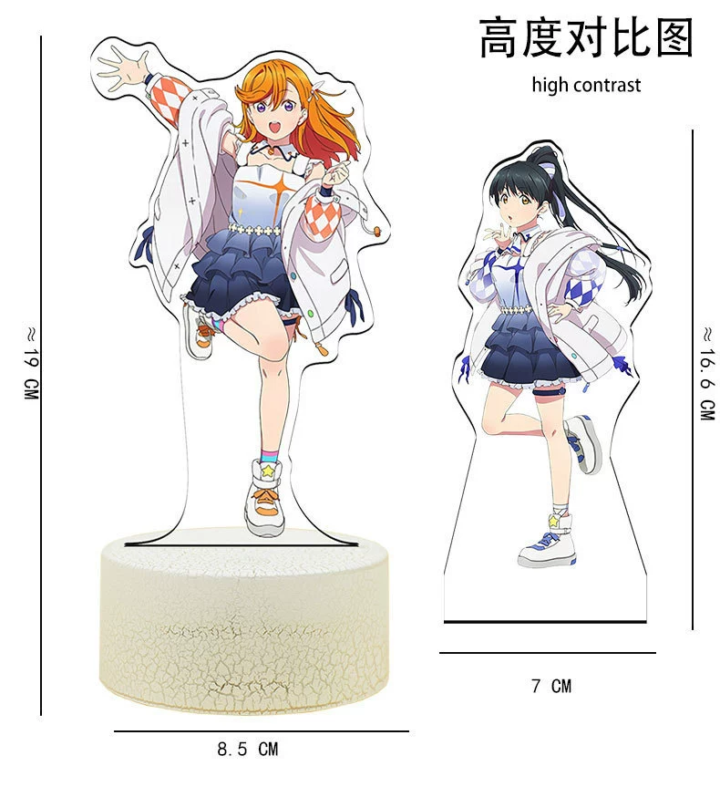 LoveLive! Superstar японская анимация, акриловый 3D ночник-украшение