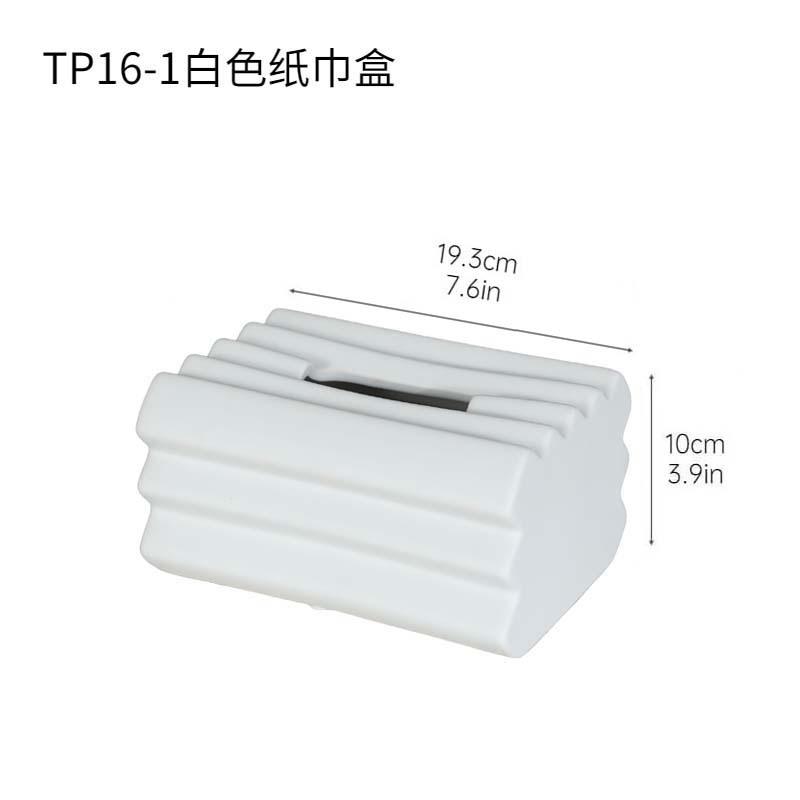 Ins caja de toallas de cerámica sala de estar decoraciones creativas para el hogar cajas de papel de escritorio cajas de papel de mesa de té decoración de almacenamiento