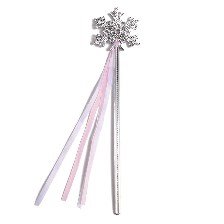 Children's magic wand, accessory, with snowflakes, dress up
