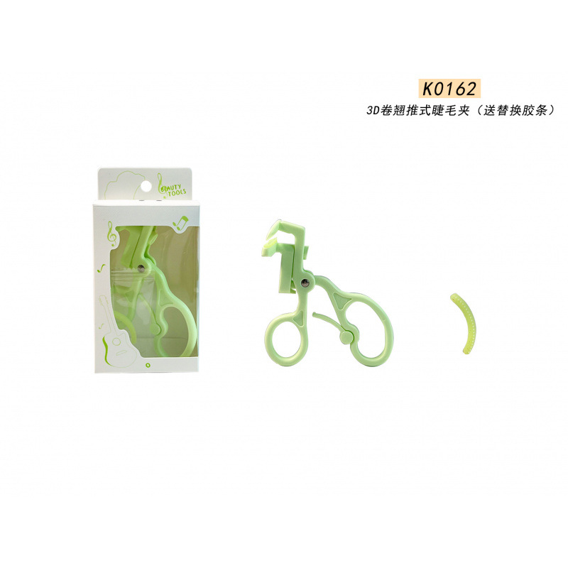 K0162 - 3d rizador y clip de pestañas Push (enviar tiras de Goma de reemplazo)