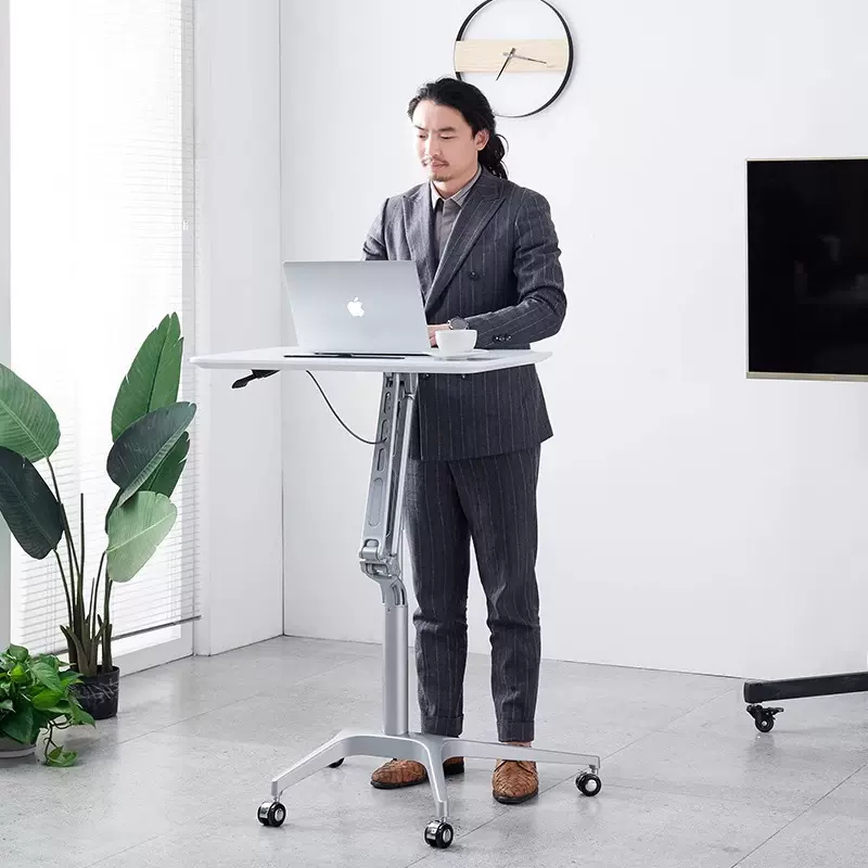 演讲台讲台发言台会议室教室移动讲台站立式可移动办公升降电脑桌