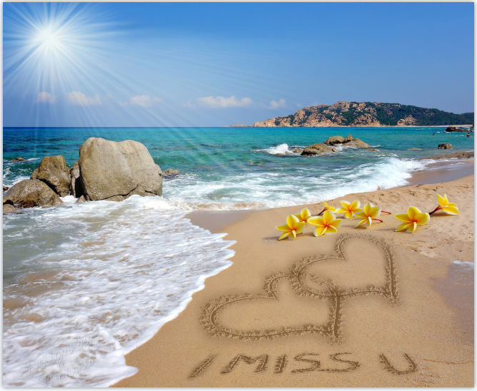 I Miss You Diamond Painting Image 1