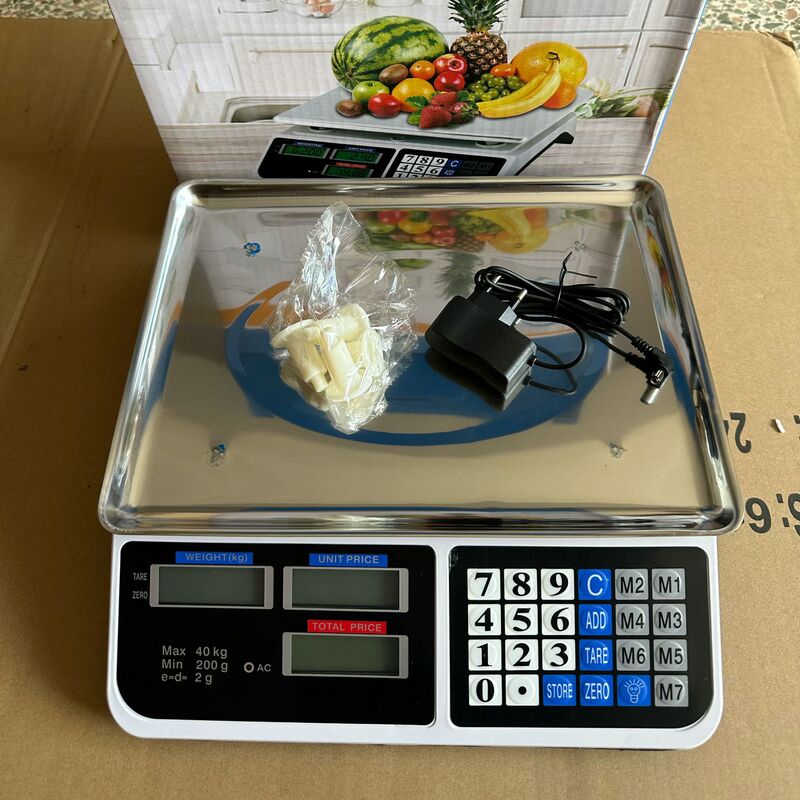 Foreign trade cross-border 40KG weighing device, large electronic scale, platform scale, 30kg electronic scale, courier scale, kitchen scale 809