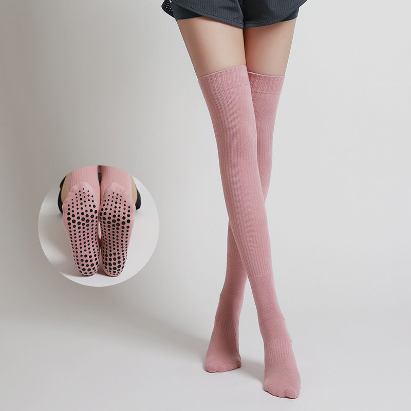 round head knee Terry autumn and winter dispensing non-slip yoga socks warm long cold socks round head knee Terry autumn and winter dispensing non-slip yoga socks warm long cold socks