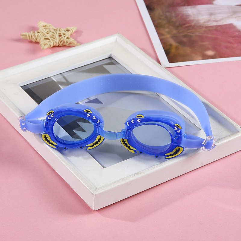 Gafas de Natación Infantiles con Dibujos Animados de PC Impermeable Antivaho para Niños