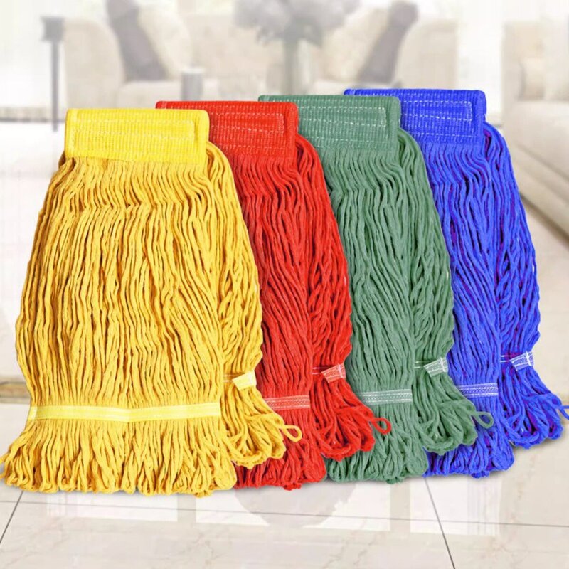Household Wooden Floor Mop Wax Mop Absorbent Cotton Mop Mop Removable Replacement Head KFC Mop Head Household Wooden Floor Mop Wax Mop Absorbent Cotton Mop Mop Removable Replacement Head KFC Mop Head