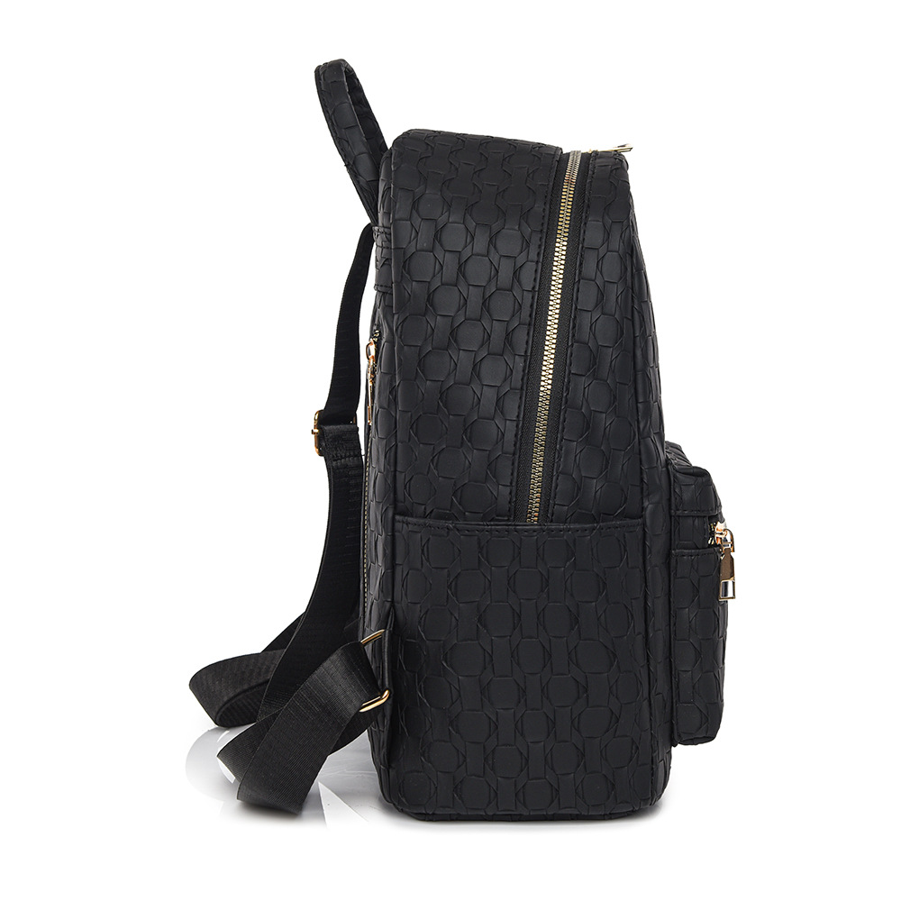 Comercio exterior al por mayor 2024 nuevas señoras PU mochila moda todo fósforo viajes de nicho bolso de mochila ligero