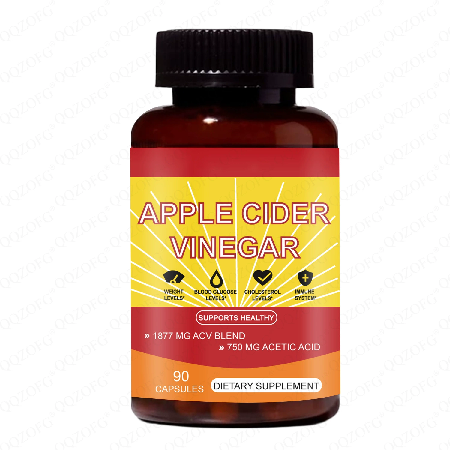 Капсулы с яблочным уксусом Amazon Cross-Border Apple Cider Vinegar Capsules доступны на складе и могут быть изготовлены под заказ (OEM).
