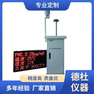 AQM-8125空气质量监测系统粉尘、负氧离子、温湿度及LED显示