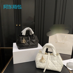高品質の新しいプリンセス ダイアナ トート トップ トゥジュール 牛革柄 ワンショルダー 大容量 レディース バッグ 脇の下 菱形 レディース