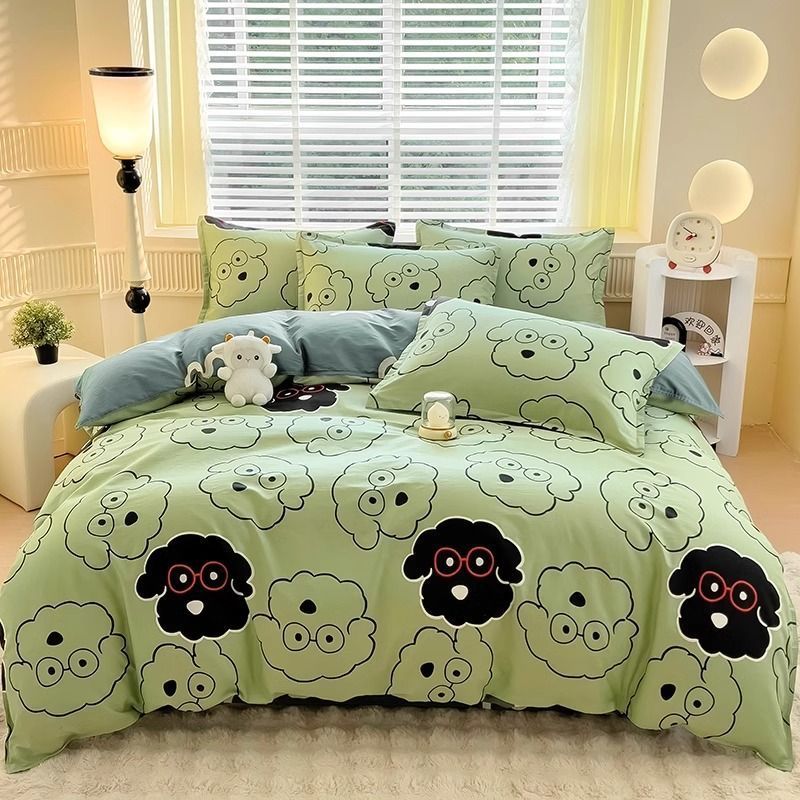 Funda de edredón gruesa de algodón puro pieza individual 100% algodón 150x200X230 funda de edredón cama individual dormitorio de estudiantes de invierno niñas