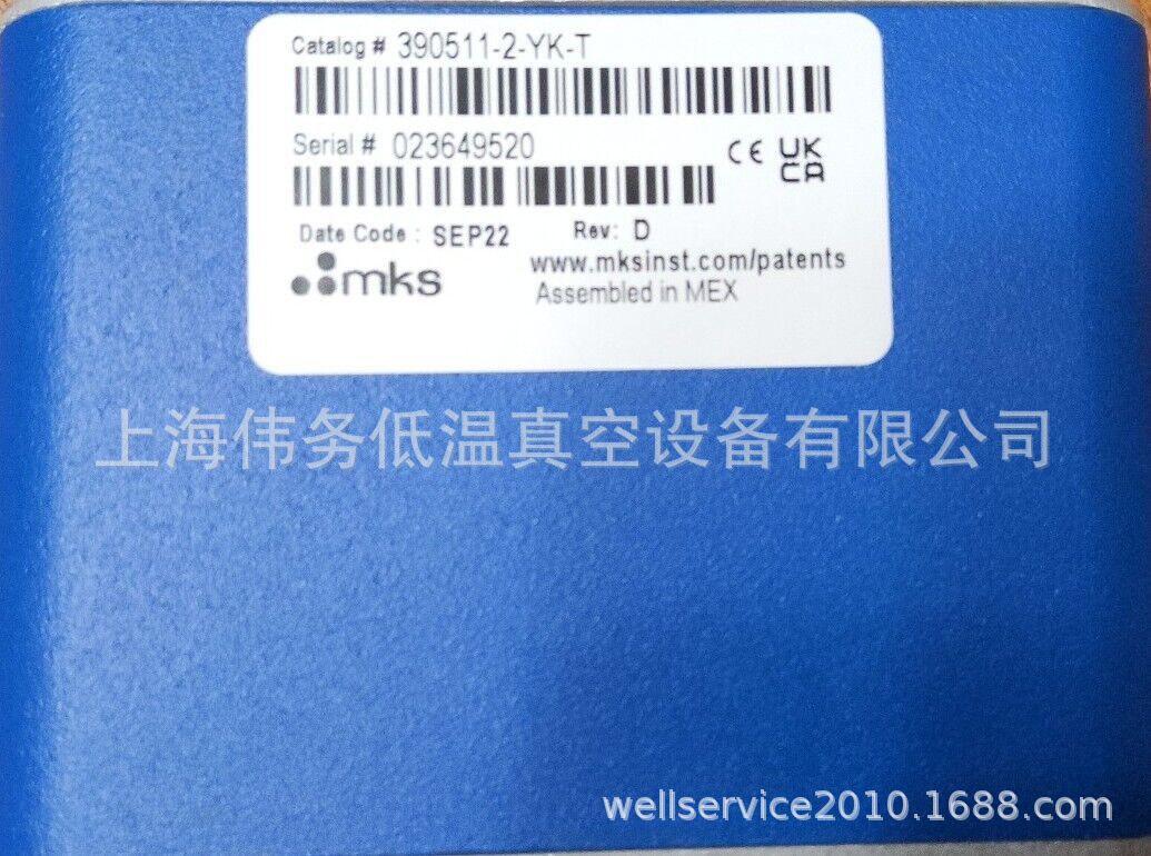 MKS GRANVILLE-PHILLIPS 390511-2-YK-T 真空计