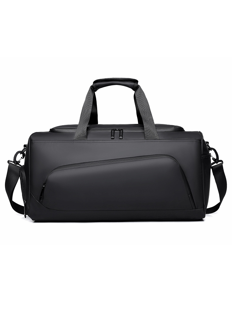 Textura transfronteriza de hombres secos y húmedos separación bolsa de ejercicios bolsa de hombro portátil de gran capacidad bolsa de viaje de negocios simple reunión