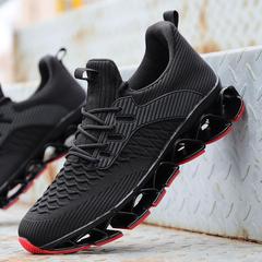 跨境Men's Blade Sneakers Casual Lace up Low Top Gym Shoes