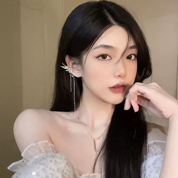 Angel's wing ear clip [Left ear] No need for pierced ears