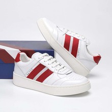 高端真皮男士厚底增高运动休闲鞋老爹鞋透气网布舒适百搭潮流男鞋