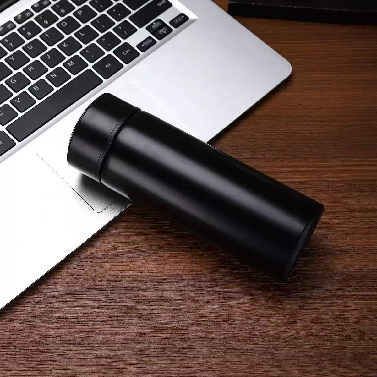 Taza de vacío inteligente Taza de agua recta de negocios de acero inoxidable 304 Pantalla de temperatura Taza de regalo publicitaria Logotipo personalizado