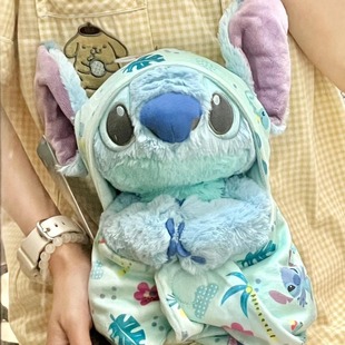 Shandi's Same Style Swaddling Stitch Cute Baby Angel Baby Stitch Plush Doll Birthday Gift Doll