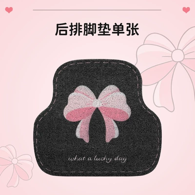 Car Floor Mat for the Driver's Universal Foot Pad - back-row-leaflet