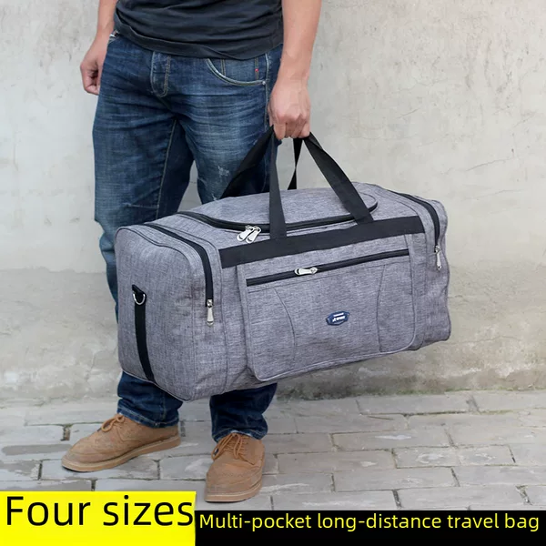 Multi-size large capacity travel Oxford cloth waterproof portable luggage bag men's lightweight foldable travel Big Bag