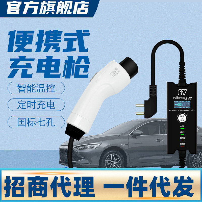 新能源电动汽车充电桩器枪特斯拉比亚迪腾势唐宋汉秦海豚广汽埃安