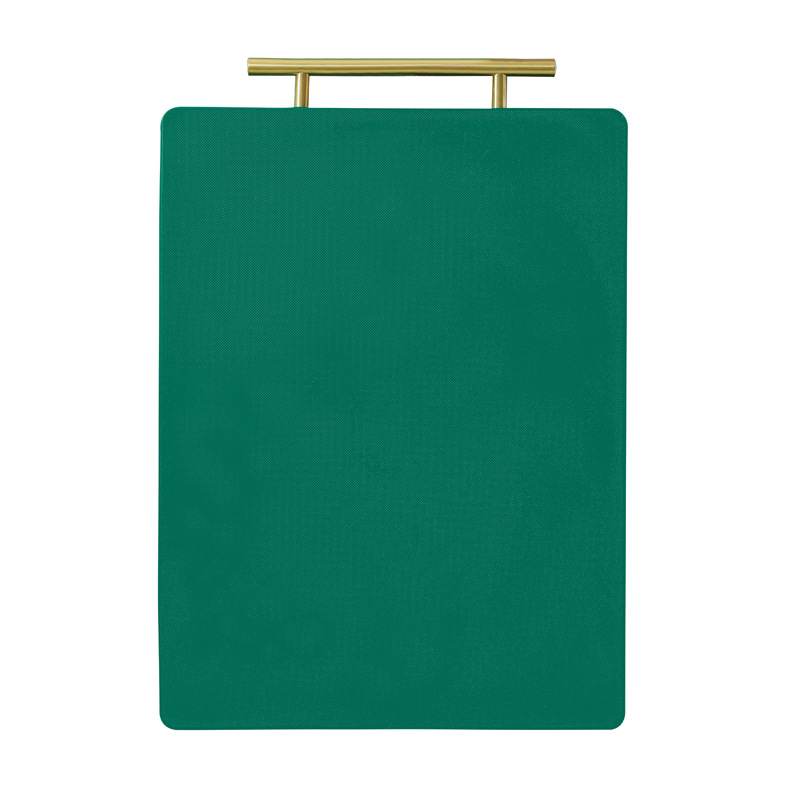 Shunlilai Nordic dark green handle PE chopping board thickened bone chopping board plastic fruit cutting board kitchen food supplement board