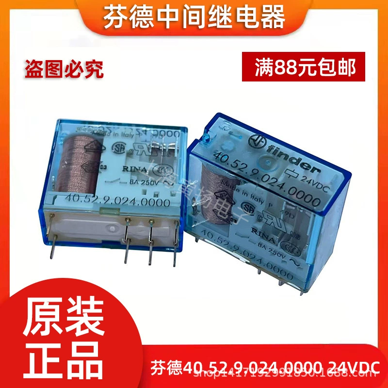 40.52.9.024.0000 24.000 24VDC оригинальный Италия Finder реле 40.52 24VDC
