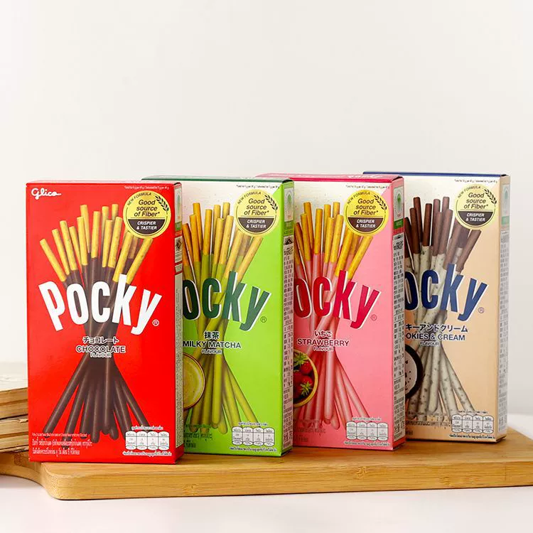 Хрустящие палочки с шоколадной глазурью (Pocky) — различные вкусы, разные упаковки