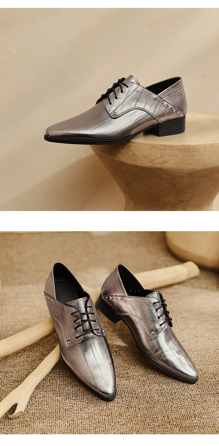 CHIKO Bay Pointy Toe Block Heels Oxfords Shoes
