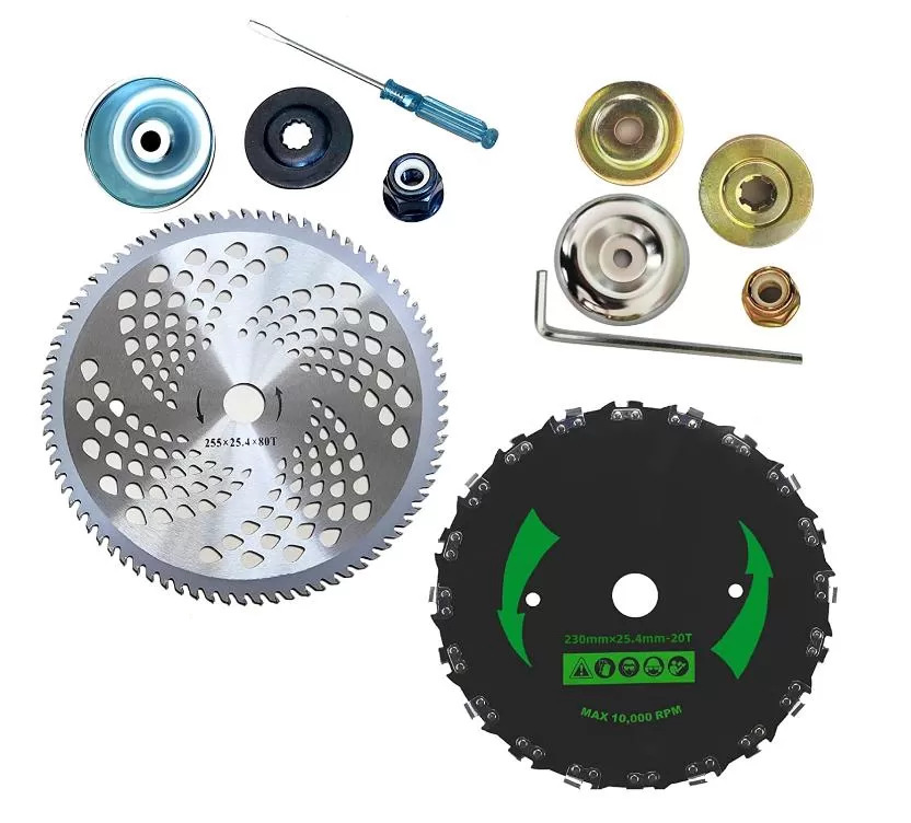 Venta directa de fábrica Placa de cadena cabeza de hierba 20 dientes cuchillo placa Cadena de 9 pulgadas hoja dentada cabeza de hierba accesorios cortacésped