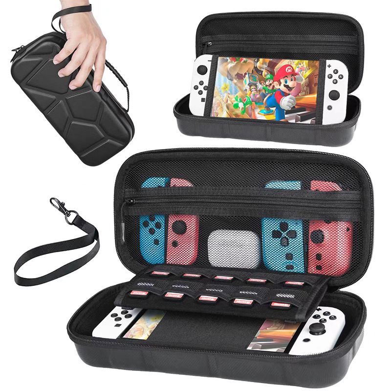 Spot Nintendo interruptor bolsa de almacenamiento OLED cubierta protectora juego accesorios de la máquina caja de almacenamiento cassette