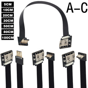 FPV���ľ� �̨FPV����HDMI A-C��׼ HDM Aĸ��c����ܛ�ž�