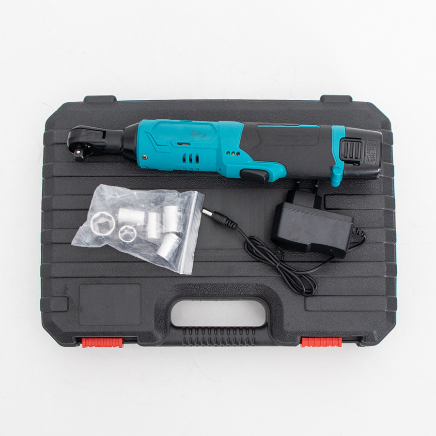 Llave de Trinquete Inalámbrica en Ángulo Recto de 90 Grados, Recargable de Alto Torque para Andamios image 11